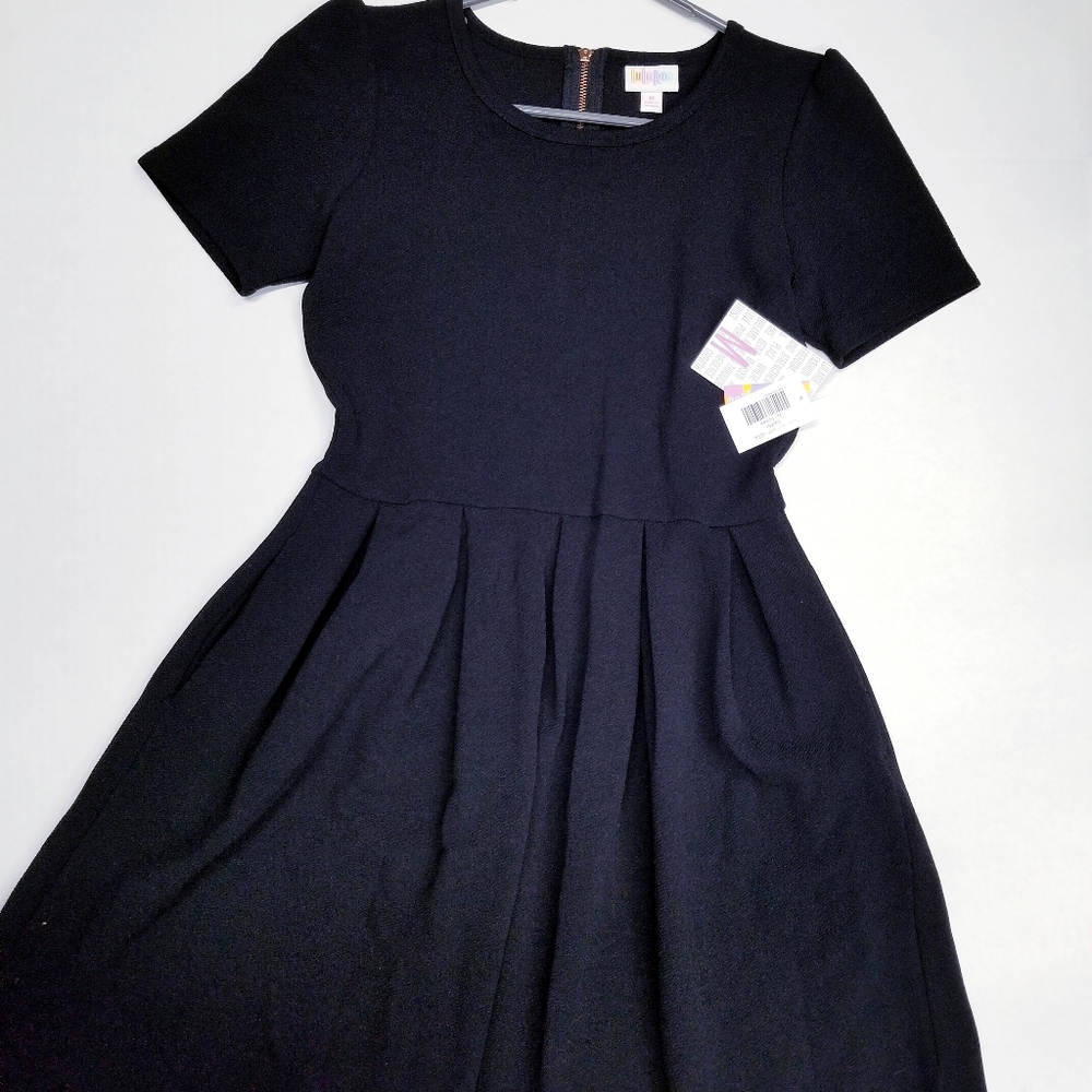 Lularoe Noir Amelia Dress